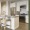 kitchen with ample counter-space, modern appliances and bright lighting